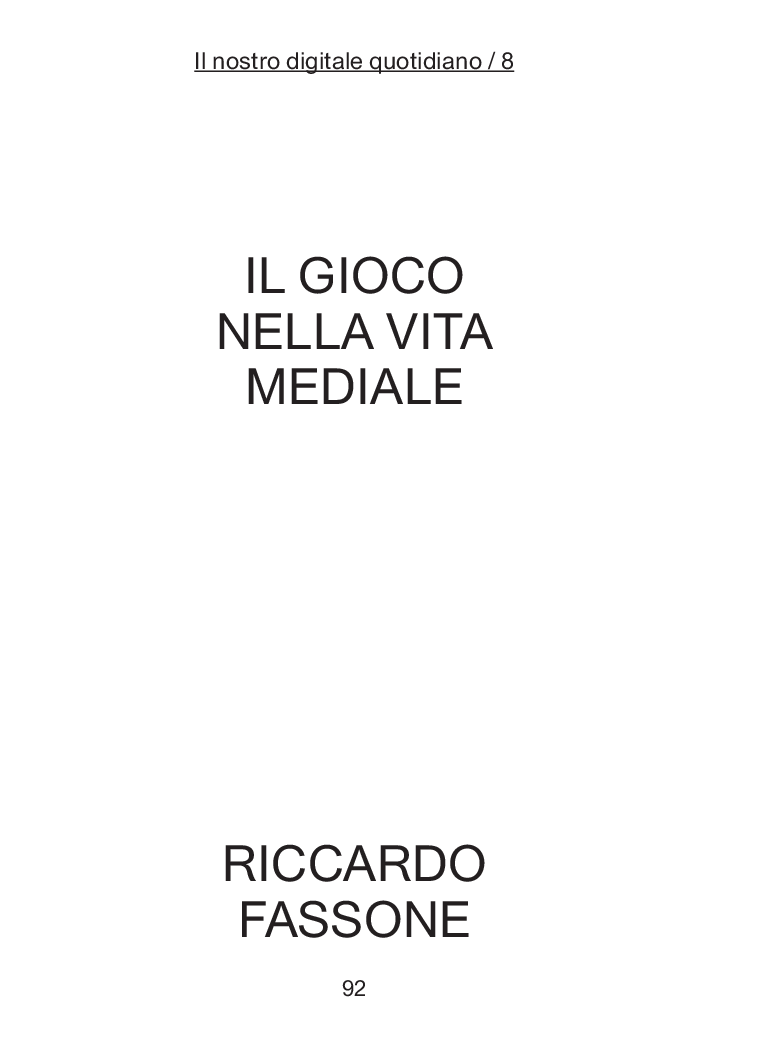 Riccardo Fassone « G, A, M